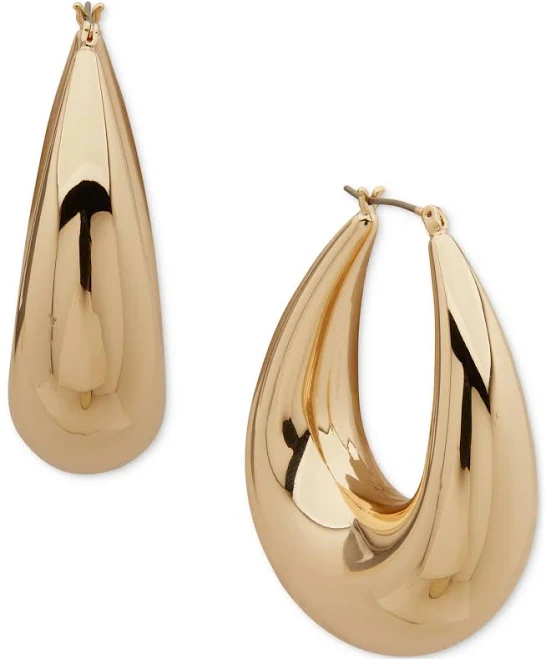 accessory DKNY Taper Puffy Hoop Earrings Macy's $38.4