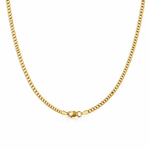 accessory Donatello Gian 10K Gold Super Light-Weight Curb Chain Necklace Nordstrom $244.99