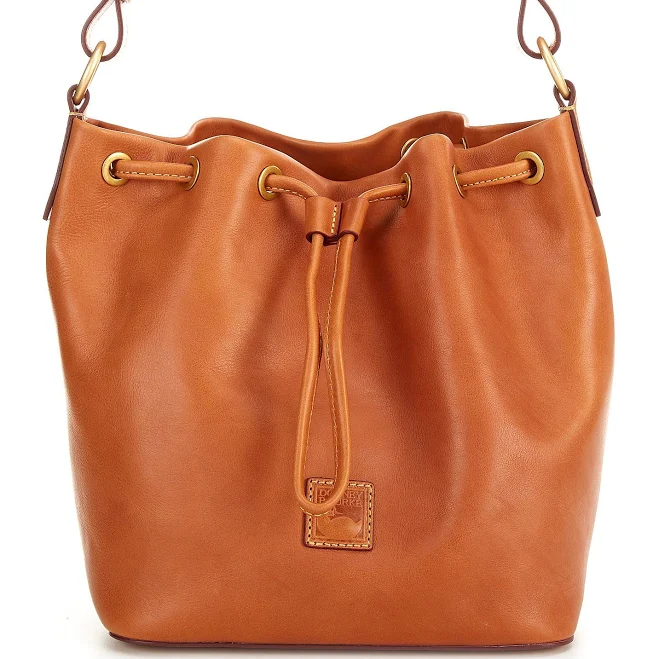 bag Dooney Bourke Florentine Leather Drawstring Bucket Bag Dillard's $498
