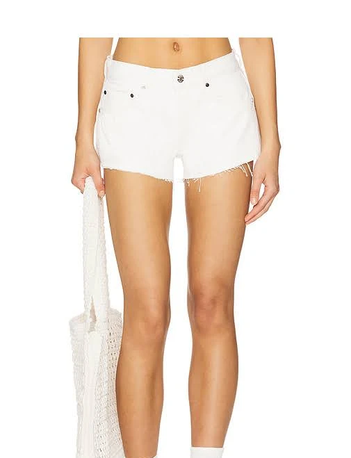 shorts EB Denim Low Rise Cut Offs in White - size 27 REVOLVE $175
