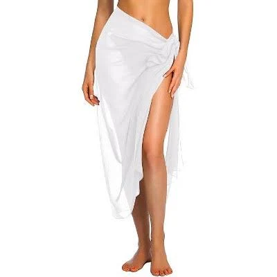 cover-up Ekouaer Women's Chiffon Sarong Bikini Wrap Target $16.99