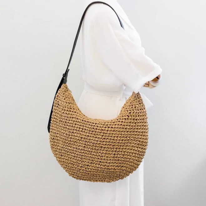 bag Elena Straw Hobo Crossbody Bag Elena Handbags $45