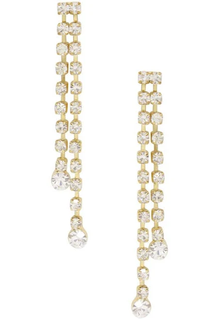 accessory Ettika 18k Gold Plated Crystal Sun Shower Dangle Earrings Nordstrom $28