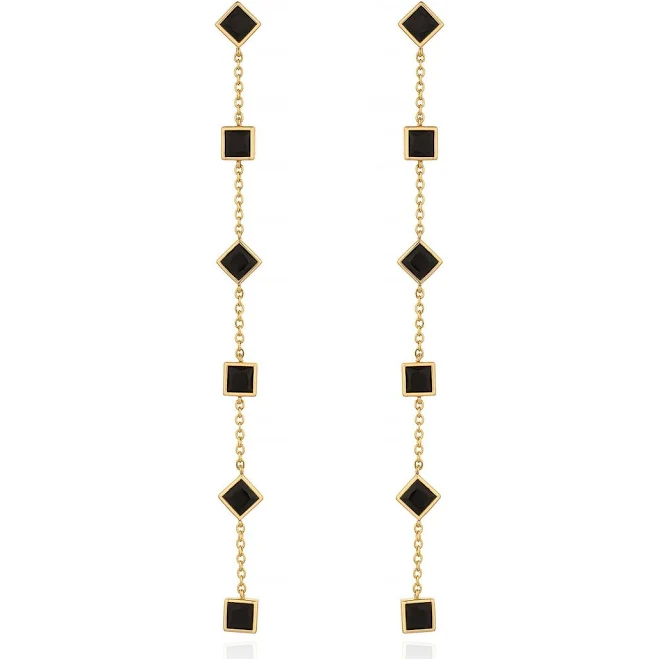 accessory Ettika 18k Gold Plated Geometric Linear Drop Earrings Macy's $55