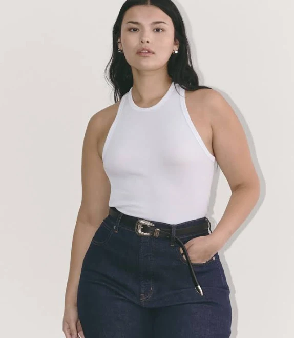 tank top Everlane Luxe Rib Racerback Tank Top Everlane $12