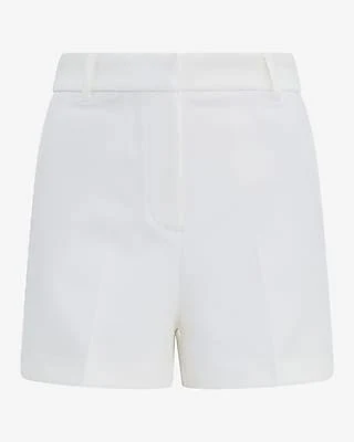 bottom Express Women's Editor Studio Stretch Twill High Waisted Tailored Shorts Express $58