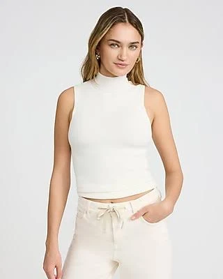 top Express Women's Fitted Mock Neck Sweater Express $58