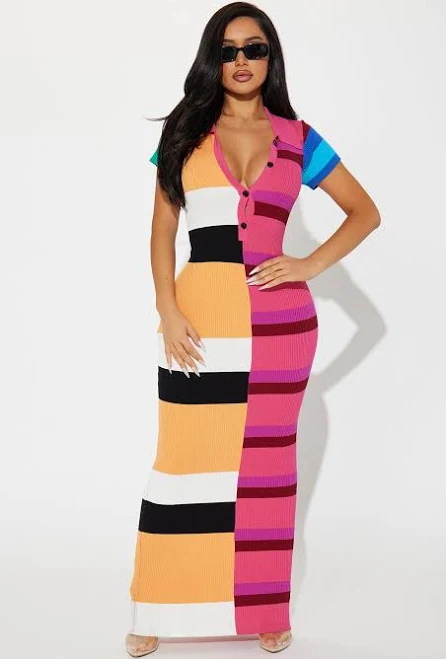 dress Fashion Nova Peri Striped Maxi Dress Fashion Nova $34.99
