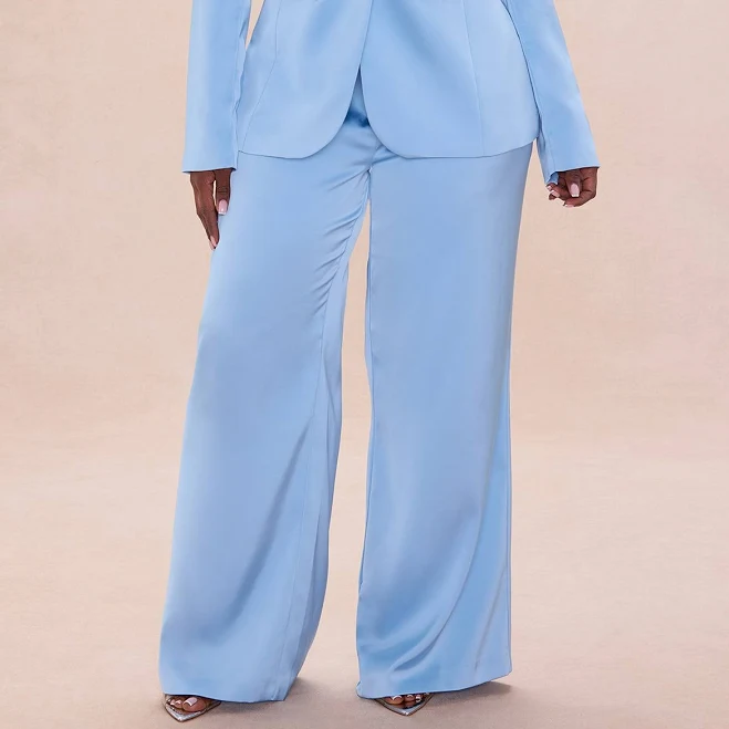 pants Fashion Nova Women's Maylee Wide Leg Satin Pants Fashion Nova $31.98