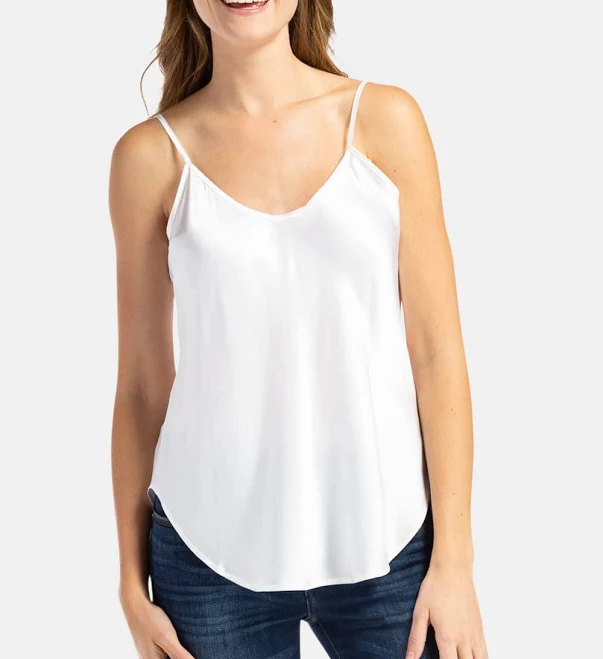 inner top Fishers Finery Women's 100% Silk Camisole Cami Top Silk Tank Fishers Finery $79.99