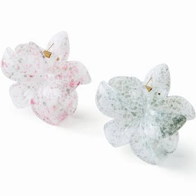 accessory Floral Hair Claw Set Cider $6.9