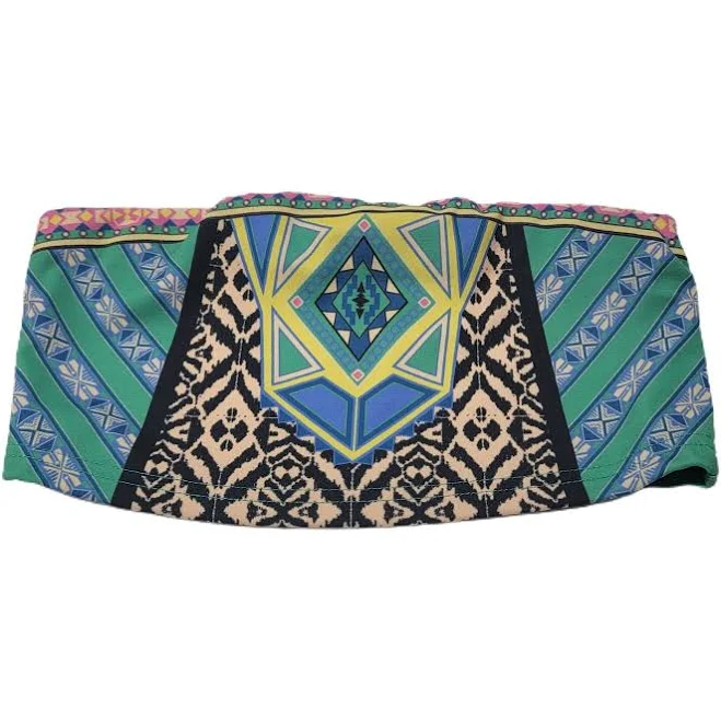 top Flying Tomato Bright Colorful Geometric Pattern Tube Top Size S No eBay - refou42 $8.99