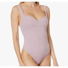 bodysuit Free People Intimately Duo Corset Cami Bodysuit Dusty Lilac Sweetheart Neck S eBay $38