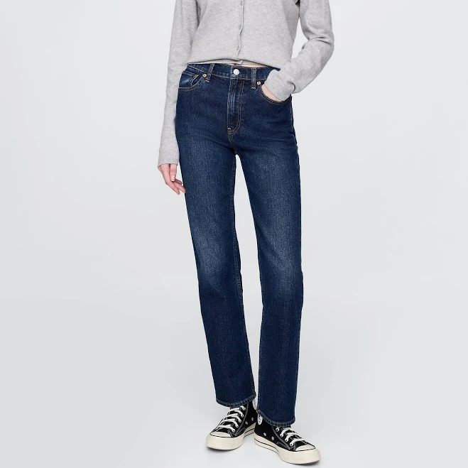 pants Gap Women's High Rise '90s Slim Straight Jeans Gap $44