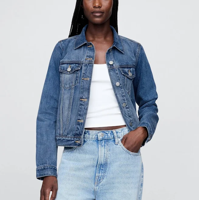 accessory Gap Women's Icon Denim Jacket Gap $53