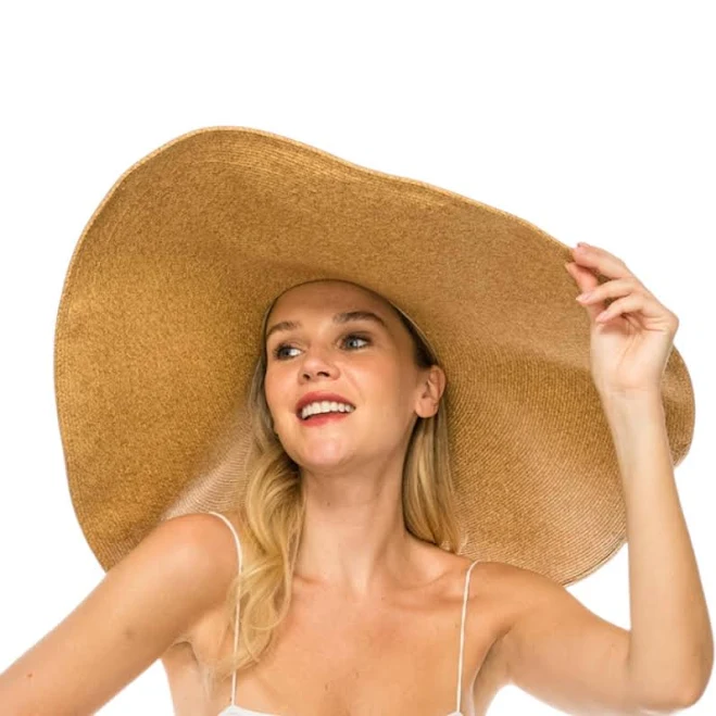 hats Giant Floppy Wide Brim Straw Sun Hat Etsy - Seller $46.8