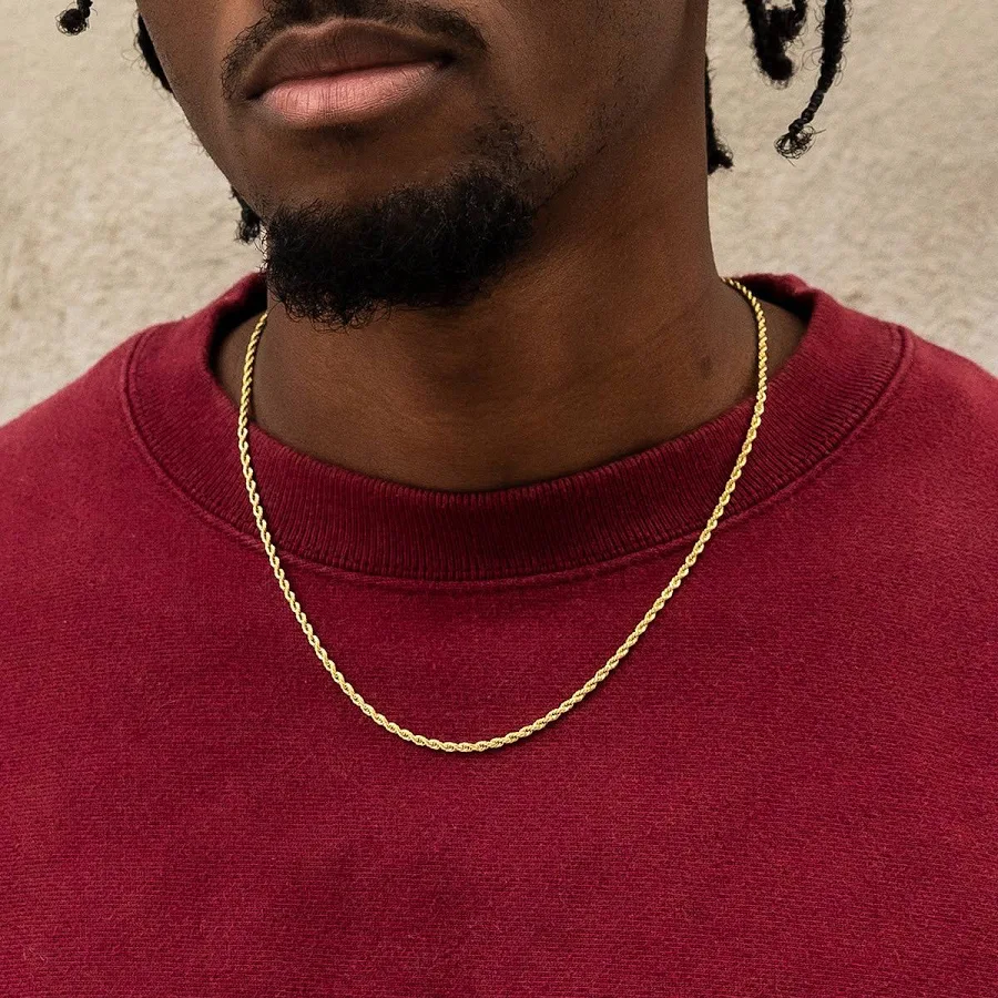 accessory GLD 18k Gold Vermeil Rope Chain The GLD Shop $48