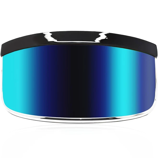 accessory GloFX Futuristic 80's Mirror Visor Sunglasses GloFX $22.99