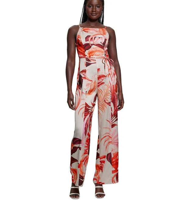 jumpsuit GUESS Women's Sana Sleeveless Satin Jumpsuit Macy's $103.6