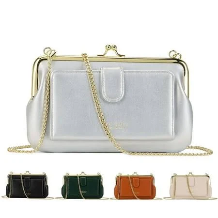 bag Gustave Women's PU Leather Crossbody Clutch Purse with Chain Strap Walmart - Gustave Inc $12.19