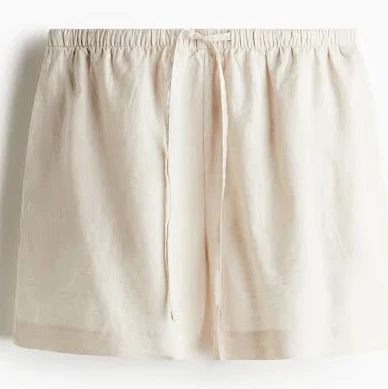 shorts H&M Ladies Linen Drawstring Shorts H&M $29.99