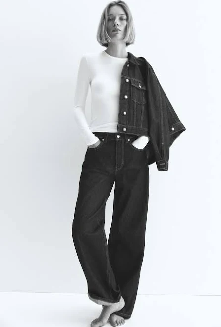 top H&M Ladies Long-Sleeved Microfiber Top H&M $19.99