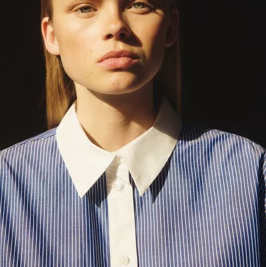 oversized shirt H&M Ladies Oversized Striped Poplin Shirt H&M $24.99