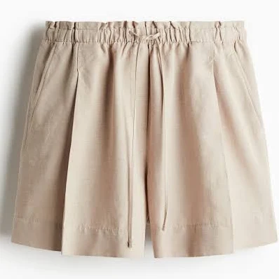 shorts H&M Linen-Blend Drawstring Shorts H&M $24.99