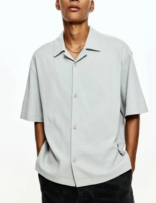 outerwear H&M Men's Loose-Fit Shirt H&M $39.99
