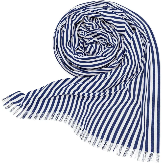 accessory Hamptons Classic Fringe Scarf Etsy - PresentMindGifts $41.25