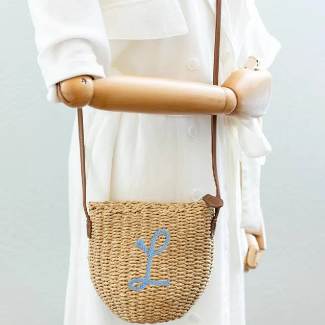 bag Handwoven Straw Crossbody Bag with Faux Leather Strap Etsy - Seller $42