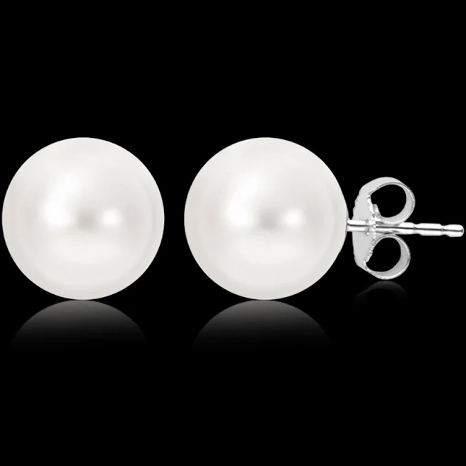 accessory HiPearl 3A Freshwater Pearl Stud Earrings in Sterling Silver HiPearl $89.95