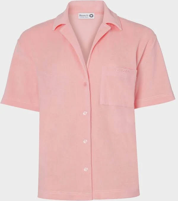 top Hunza G Women's Terry Towelling Cuban Shirt Hunza G $145