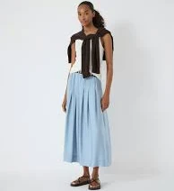 skirt Hush Women's Ivy Pleated Air Flow Midi Skirt Hush $106