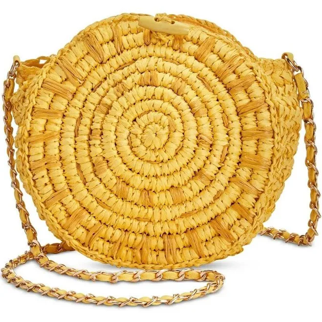 bag INC International Concepts Straw Circle Crossbody Purse Poshmark $7