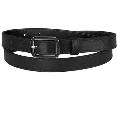 accessory Inspire Chic Women's Skinny Rectangle Leather Waist Belt Target $11.59