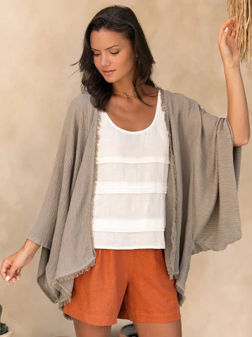 kimono Isla Breathable Linen Kimono Nomad the Label US $99