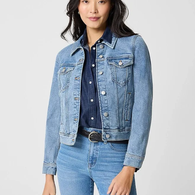 outerwear J.Crew Women's Classic Denim Jacket J.Crew Factory $64