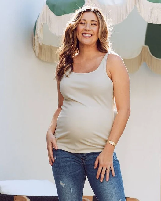 top Jenna Maternity Singlet Angel Maternity US $10