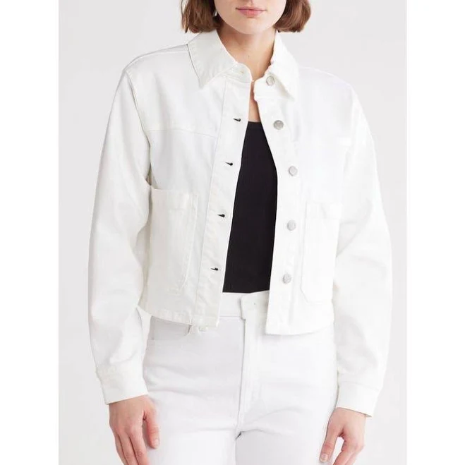 outerwear Joe's Jeans Crop Patch Pocket Jacket Lyst $89.97