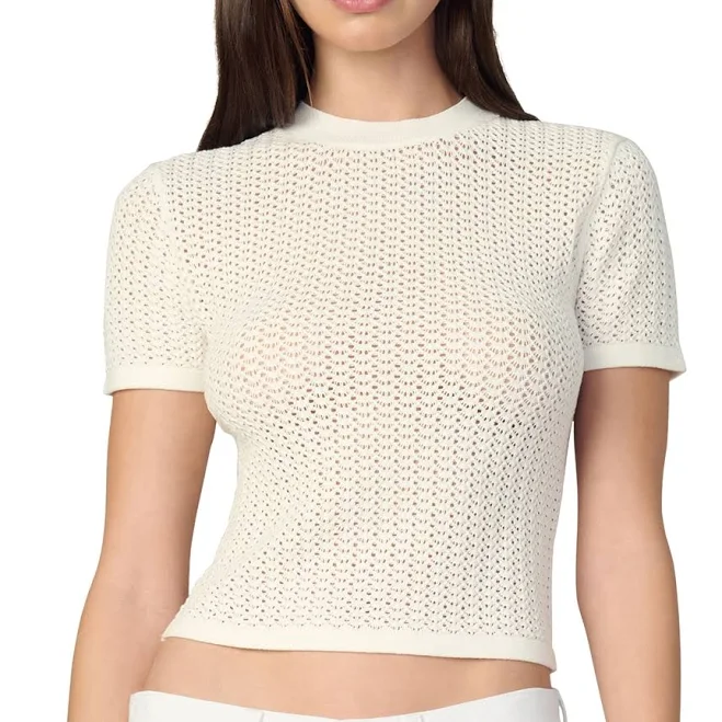 crop top Joe's Women's Crochet Baby T-Shirt Bloomingdale's $126.4