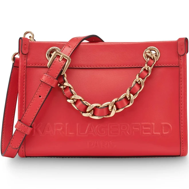 bag KARL LAGERFELD PARIS Women's Savoie Leather Crossbody Bag Macy's $198