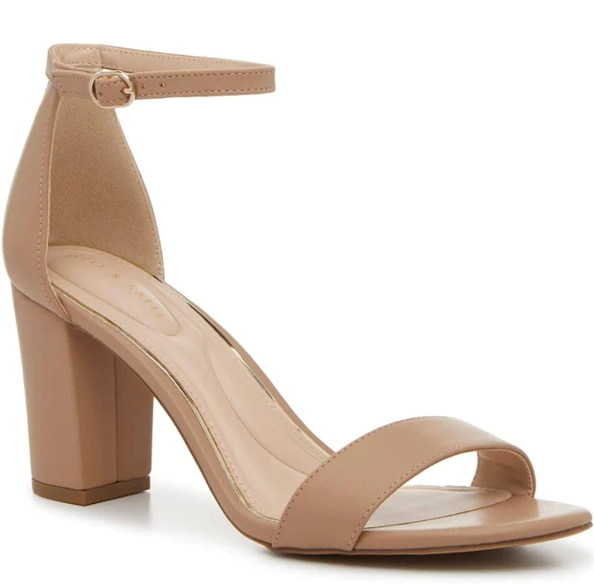 shoes Kelly & Katie Hailee Sandal | Women's | Tan Synthetic | Size 12 | Heels | Sandals | Ankle Strap DSW $33.74