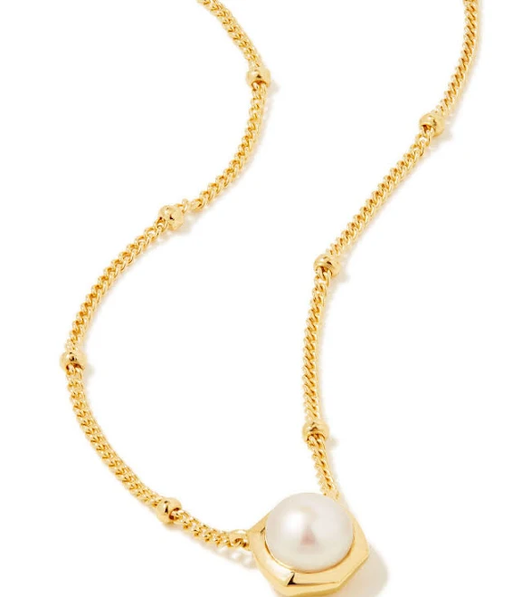 accessory Kendra Scott Davie Sterling Silver Freshwater Cultured Pearl Pendant Necklace Kendra Scott $160