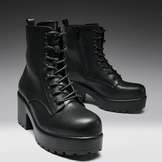 boots Koi Melbourne Chunky Military Lace-Up Boots KOI Footwear Official $89