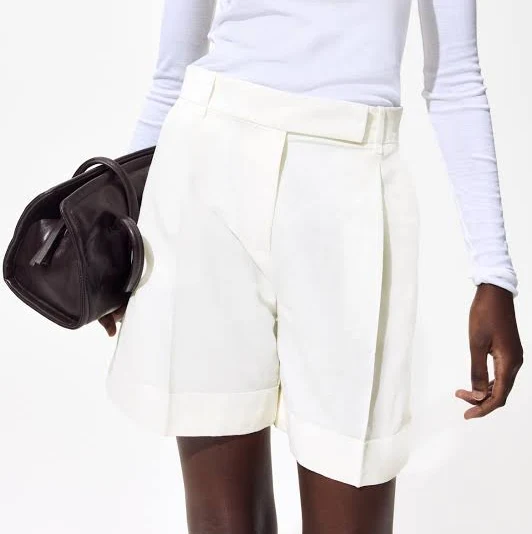 matching set Ladies H&M Tailored linen-blend shorts H&M $29.99