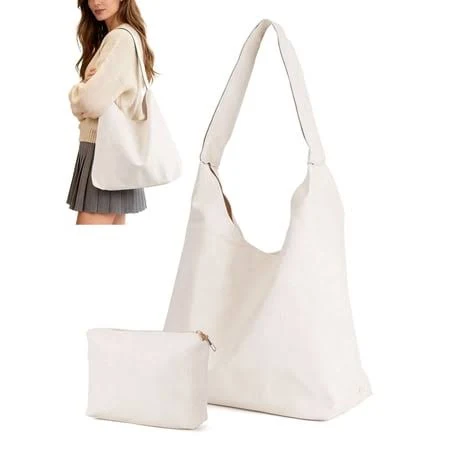 bag LAVA Vegan Leather Hobo Bag with Pouch Walmart - LavaFit $13.49