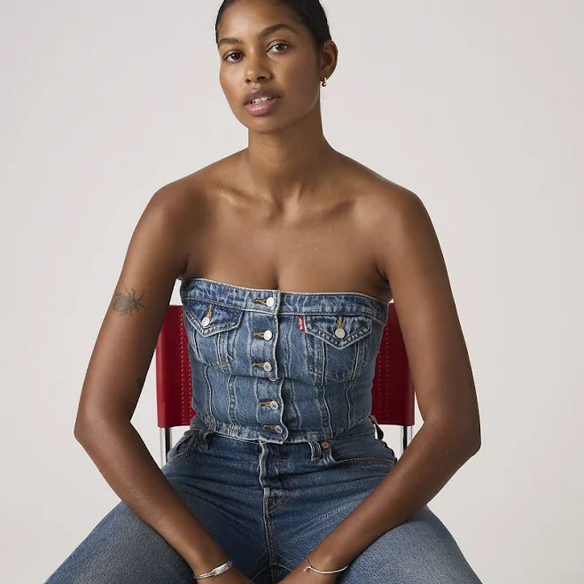tube top Levi's Women's Premium Denim Tube Top Levi's $65