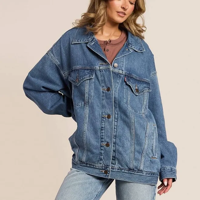 outerwear Levi's XL Trucker Jacket Women's Buckle $110