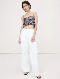 top Linen Cropped Cami gap.com $34.97